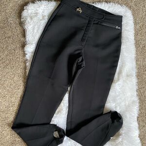 FERA Skiwear Wool Blend Black Ski Pants Size 8L